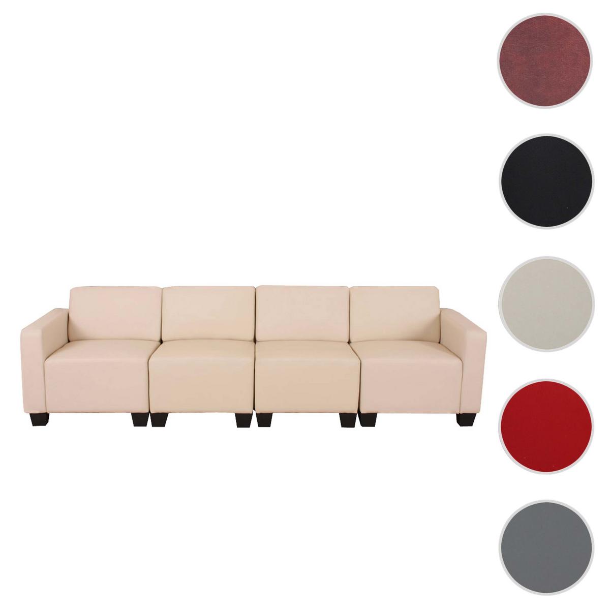 4-SITZER SOFA Beige - Beige/Creme, Textil (250/76/72cm) - MCW