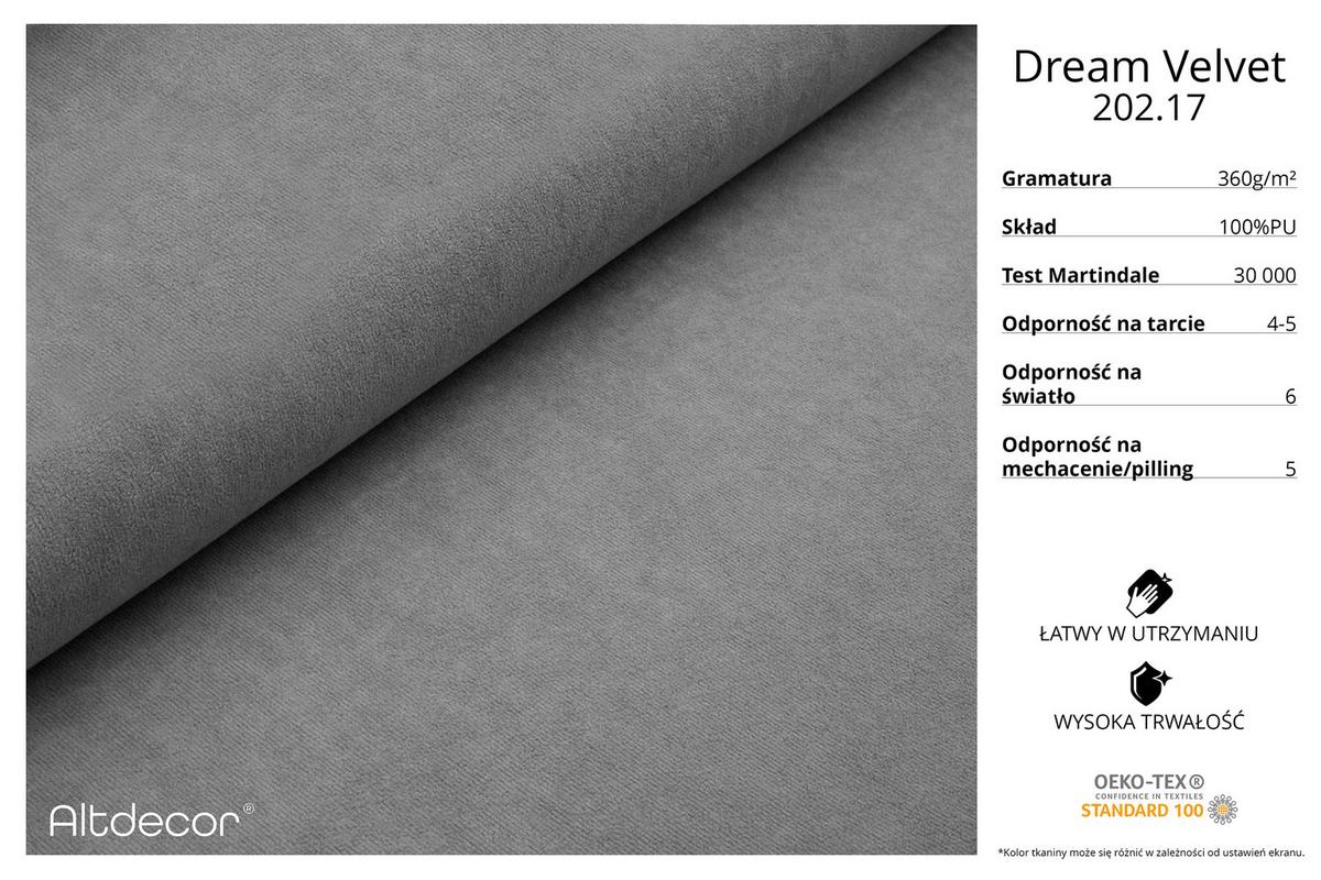 ECKSOFA mit Schlaffunktion Ottomane Links OLEA-L2 321x164x75 Grau Velours - Anthrazit/Schwarz, Holzwerkstoff/Kunststoff (321/164cm) - ALTDECOR