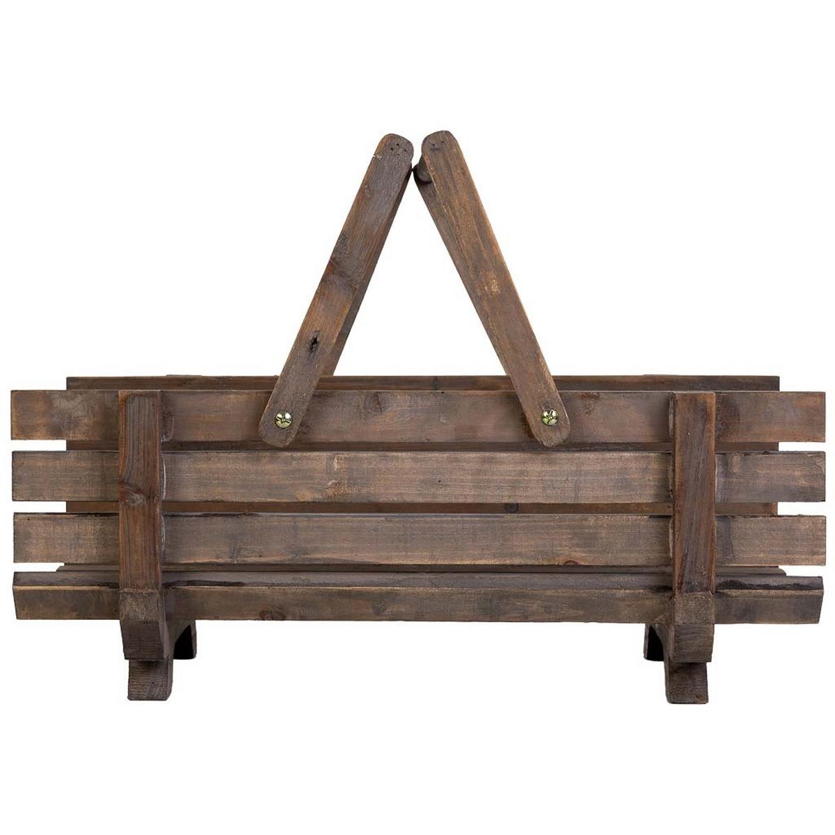 HOLZKÖRBE, 62x38x43cm, 2-tlg. - Braun, Holz (61.5/43/38cm) - Wanderlust