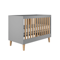 KINDERBETT Kubi ohne Schublade ohne Matratze Grau 120/60 - Grau, Holzwerkstoff (60/120cm) - RAUMHIRSCH FURNITURE