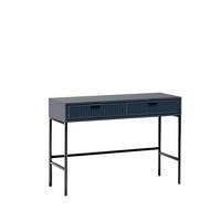KONSOLENTISCH ZIGO mit 110 / 78 / 40,6, Blau - Blau, Holzwerkstoff (40.6/110/78cm) - MASSENO