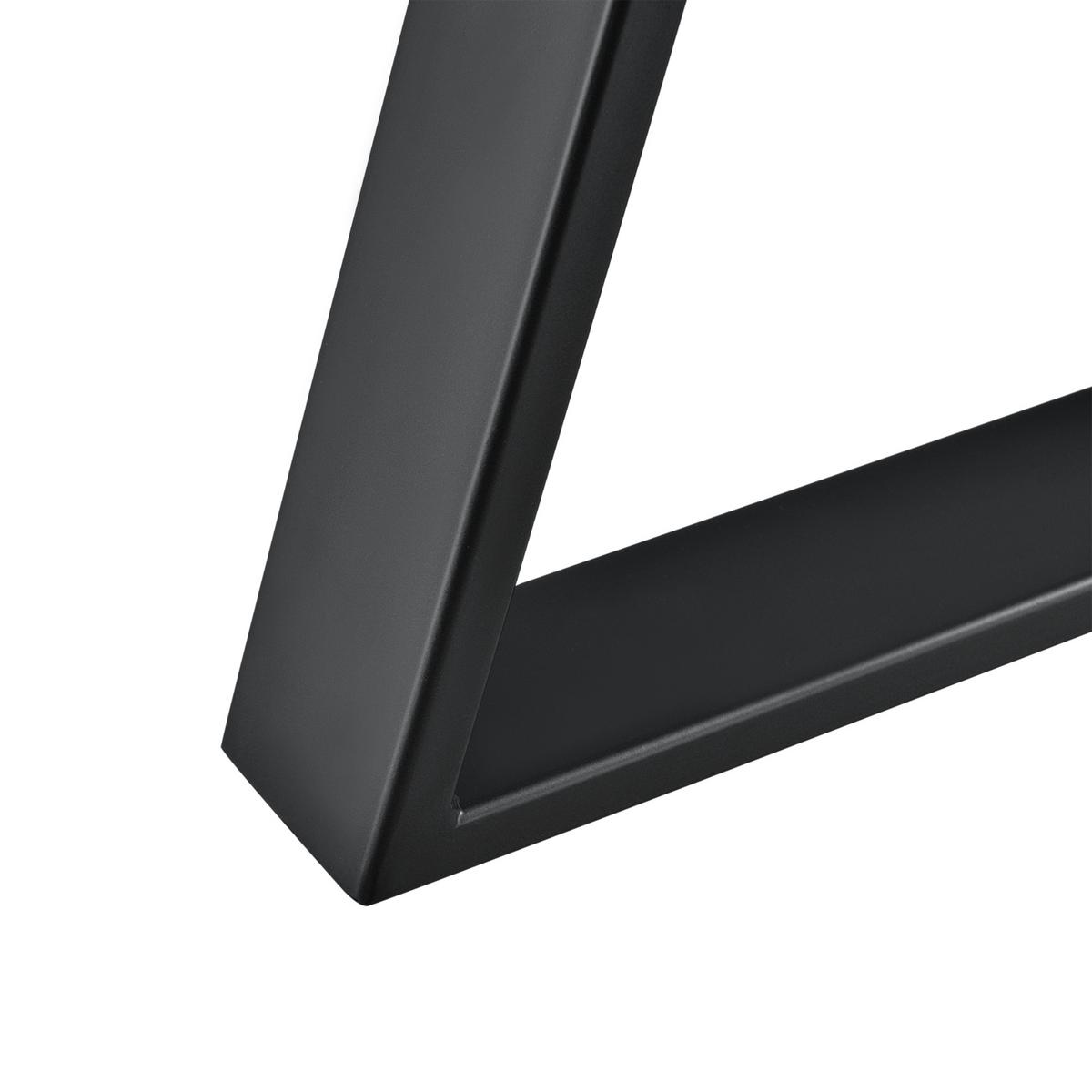TISCHGESTELL-SET 2-TLG. Eschau - Schwarz, Metall (40/40/10cm) - [en.casa]