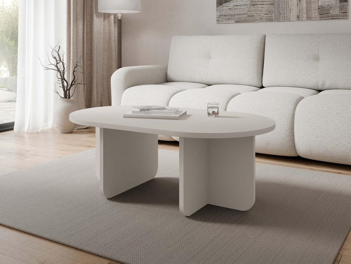 COUCHTISCH Xuala - Sandfarben, Holzwerkstoff (65/110/42cm) - MIRJAN24