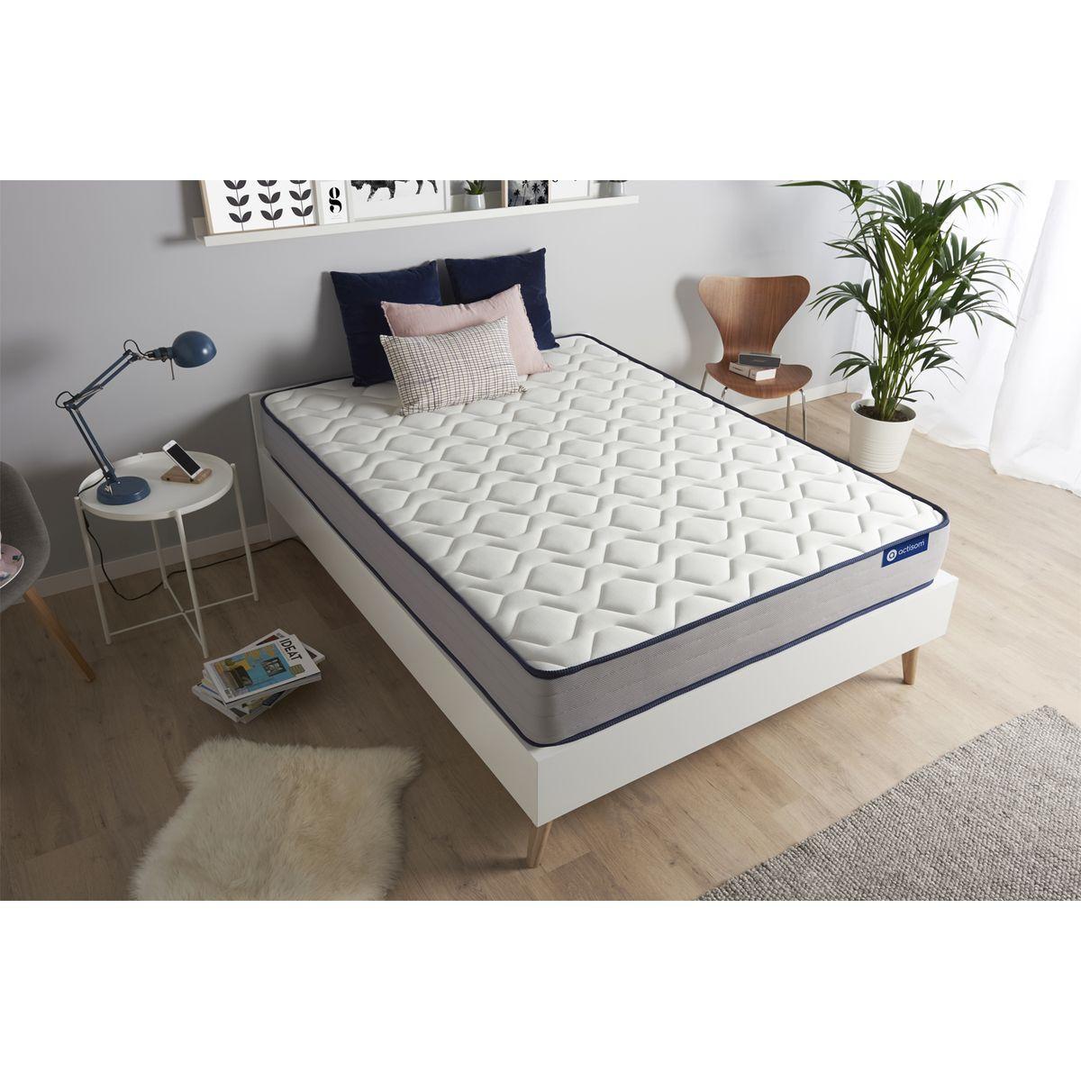 MATRATZE Actimemo form Memory-Schaum 80 x 200 cm h3 - Weiß, Textil (80/200cm) - ACTISOM