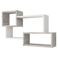 WANDREGAL Trio 005 - Grau, Holzwerkstoff (87/54/18cm) - MIRJAN24
