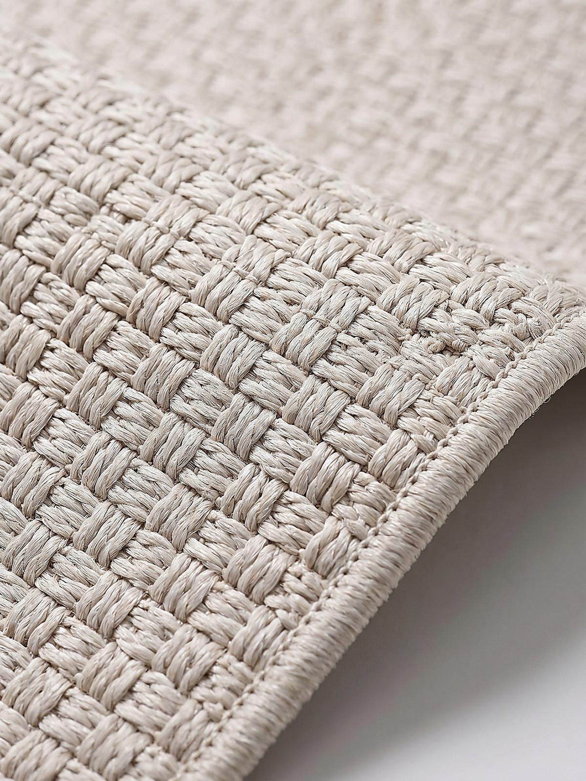 FLACHWEBTEPPICH Uni BROYE Polypropylen Beige 140 x 200 cm - Beige, Textil (140/200cm) - KADIMA DESIGN