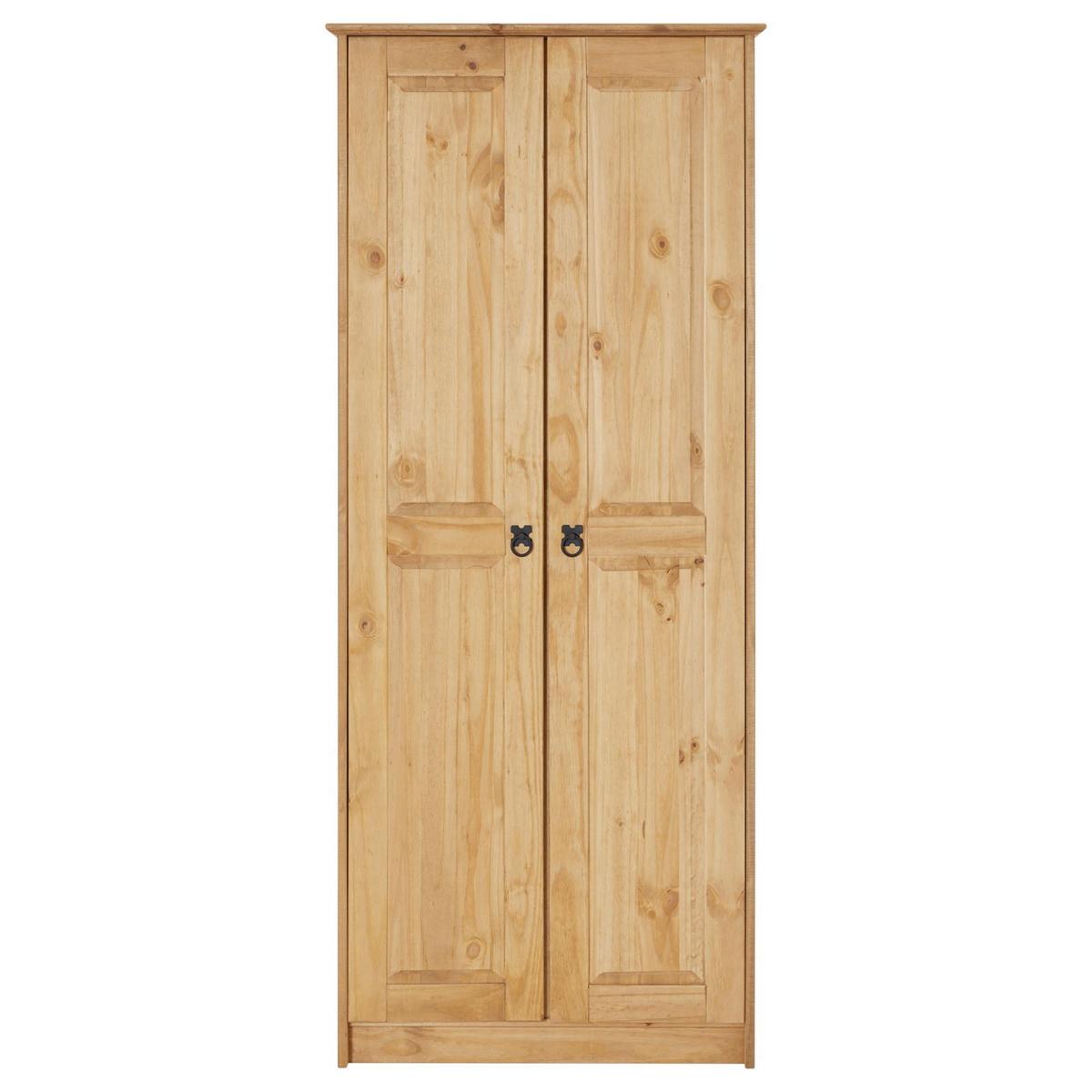 KLEIDERSCHRANK BARRIO natur - Naturfarben, Holz (73/175/50cm) - CARO-Möbel