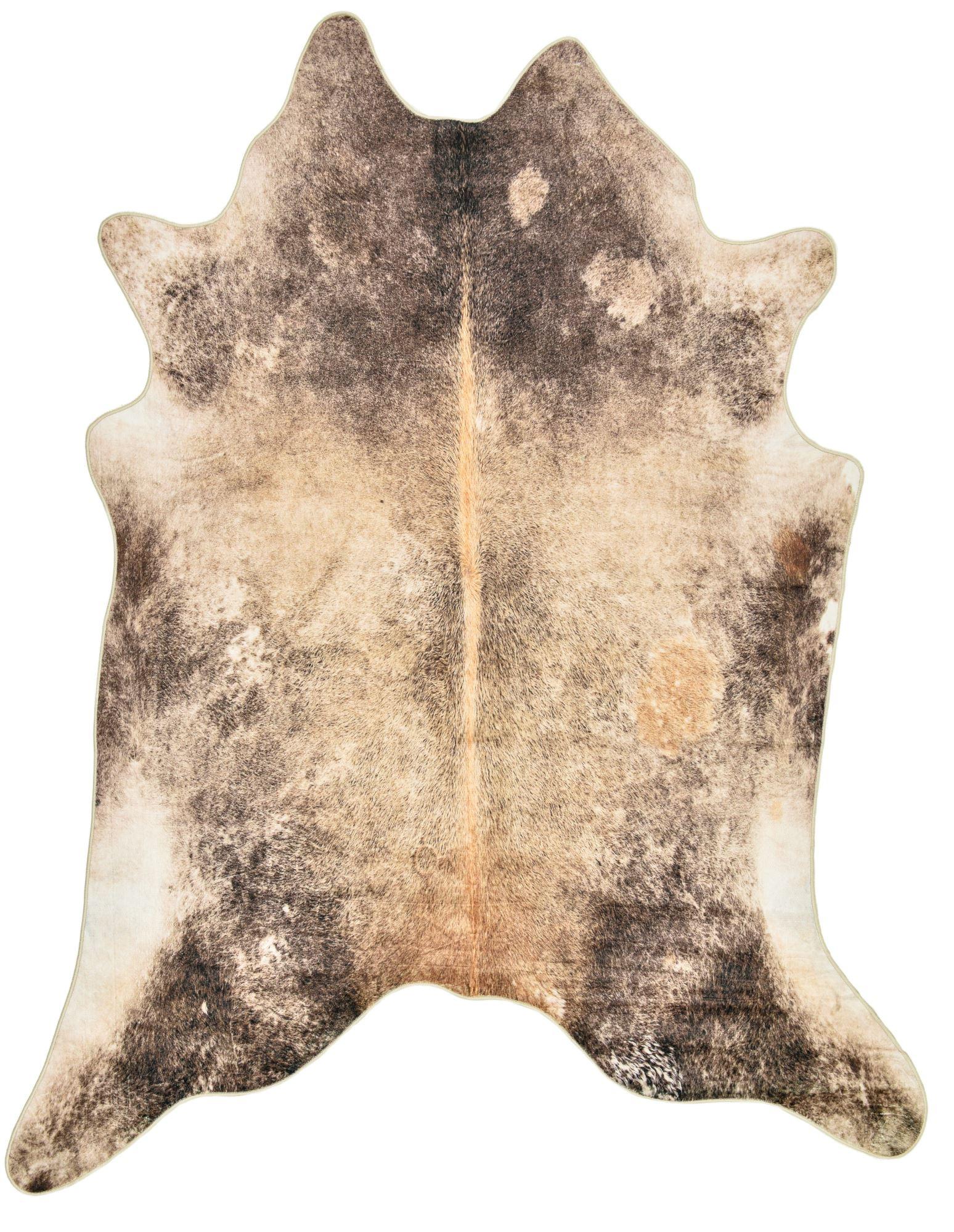 KUNSTFELL-TEPPICH Emilia 170x220 cm - Braun, Textil (170/220cm) - Gino Falcone