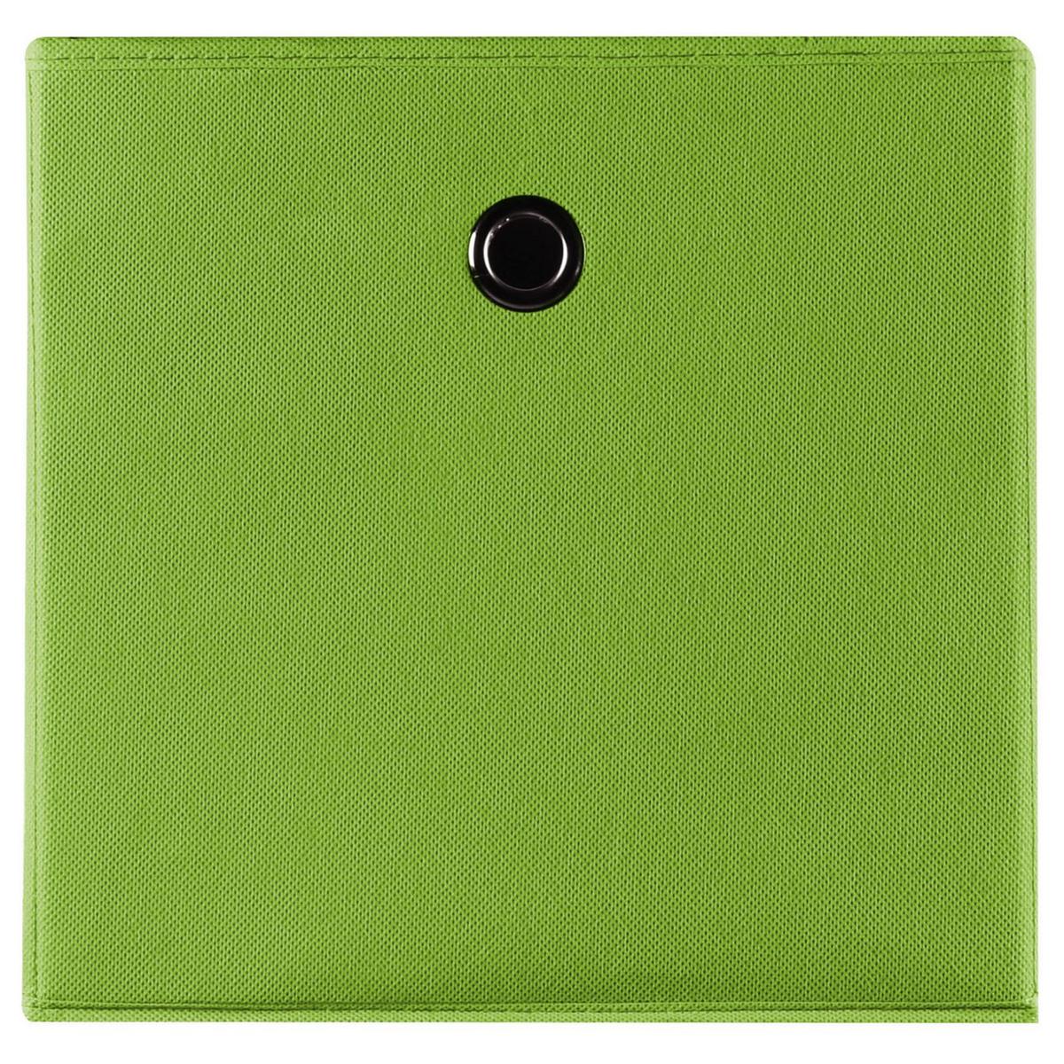 FALTBOX ELA 2er-Set grün - Grün, Textil (27/27/27cm) - IDIMEX