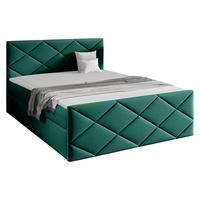 BOXBETT Herkules - H3 - Jadegrün, Holz (160/200cm) - MIRJAN24