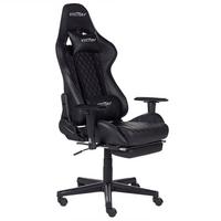 BÜROSTUHL Kunstleder Schwarz Victory - Schwarz, Kunststoff/Textil (55/124/60cm) - Beliani