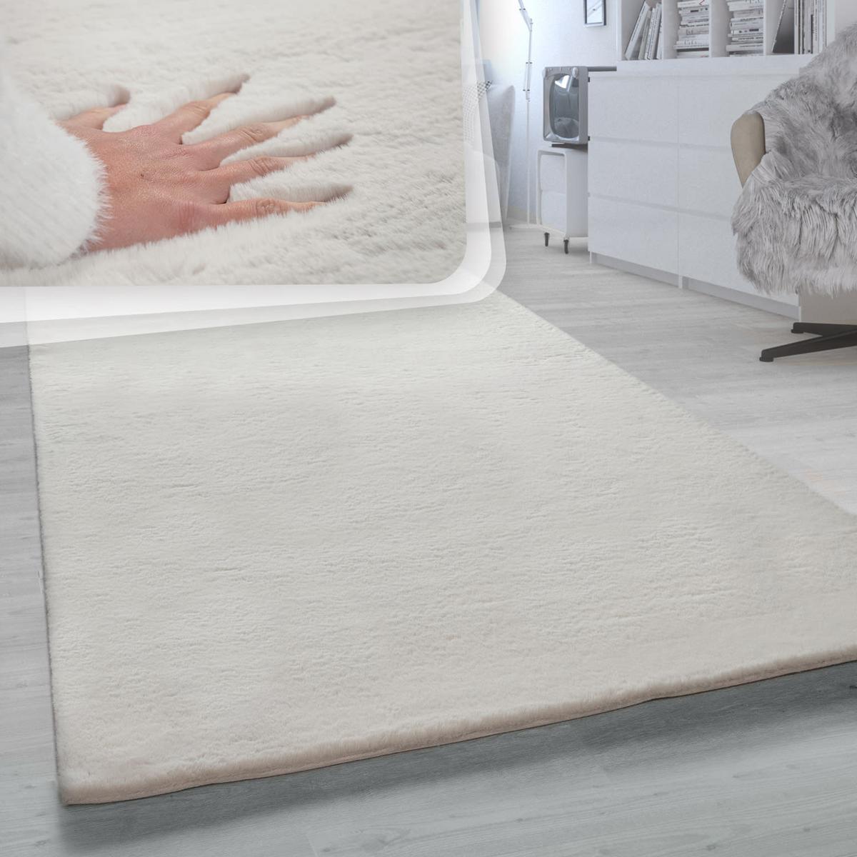 HOCHFLORTEPPICH, einfarbig, Creme, 200 x 200 cm - Creme, Textil (200/200cm) - KADIMA DESIGN
