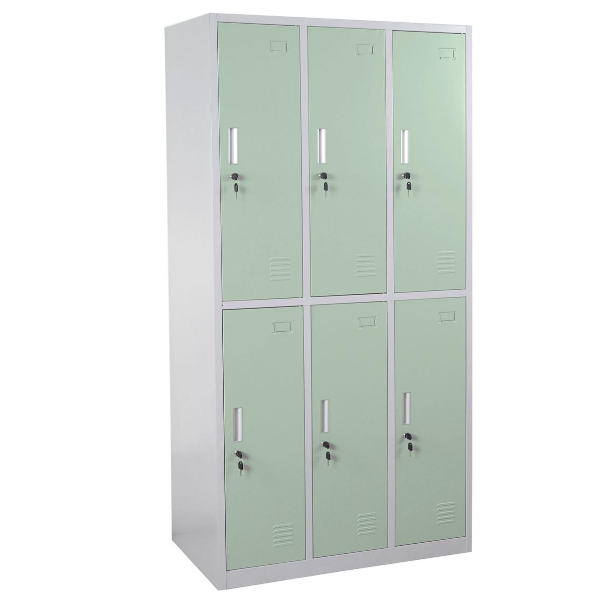 SCHLIESSFACH Green - Grün, Metall (90/180/50cm) - MCW
