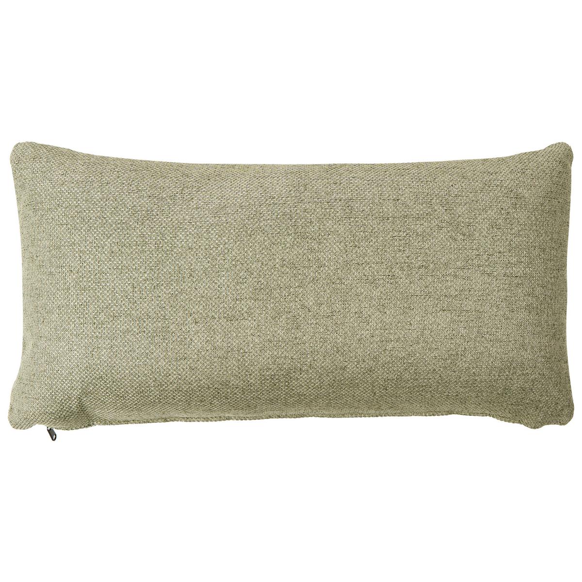 ECKMODUL Stoff Olivgrün symmetrisch Brande - Olivgrün, Textil (123/70/121cm) - Beliani