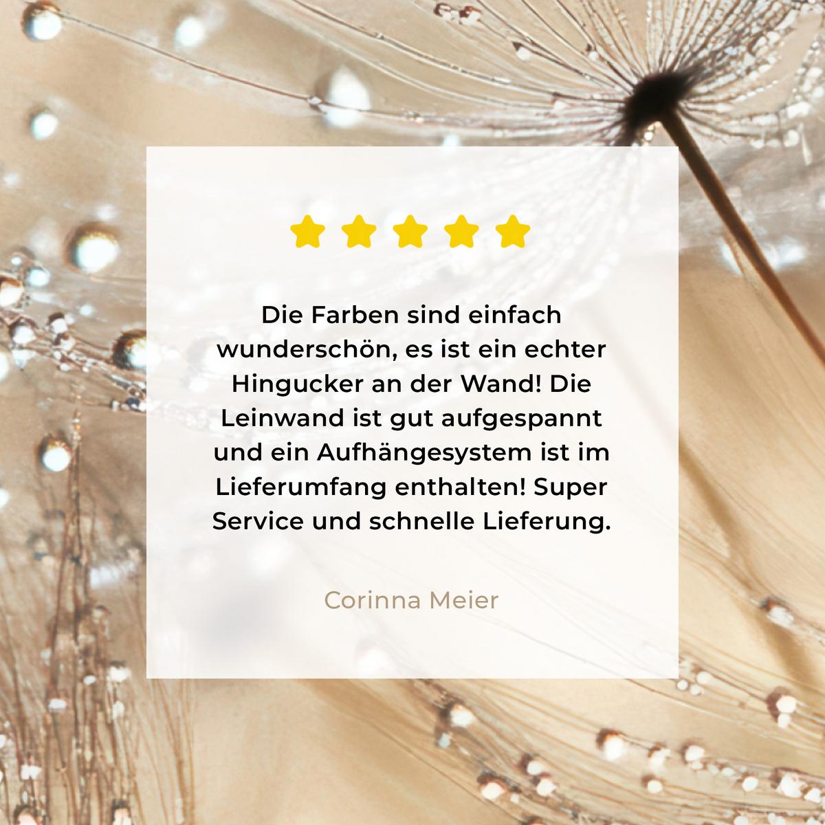 LEINWANDBILD Löwenzahn - Abstrakt - Natur - Beige Deko Groß 90x90 cm - Braun, Textil (90/90cm) - MuchoWow