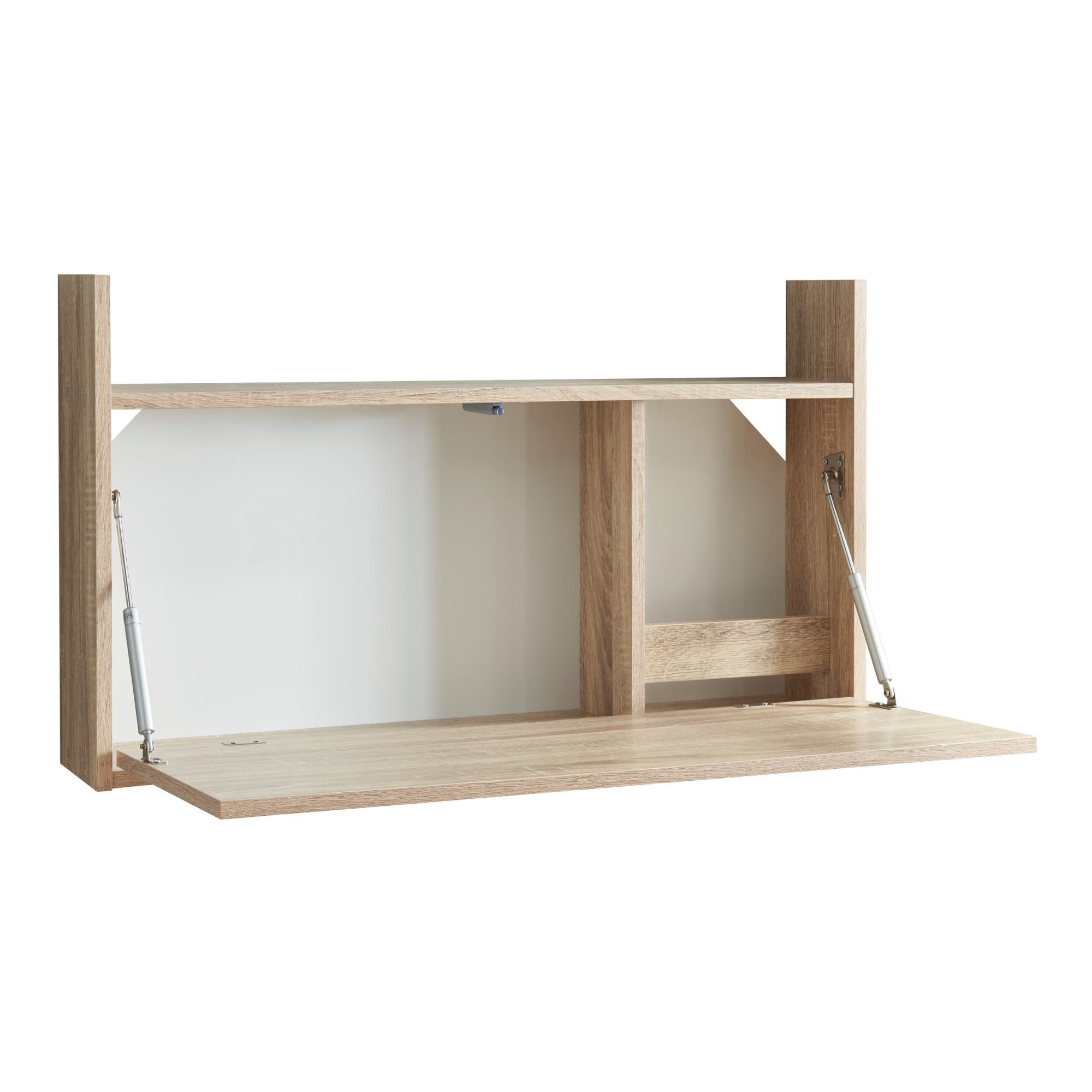 WANDSCHREIBTISCH Rautalampi - Eichefarben, Holzwerkstoff (83/48/14.5cm) - [en.casa]