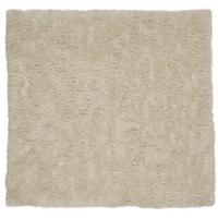 TEPPICH Super Flokati 1400 Naturwollshaggy 170x170 cm - Champagner, Textil (170/170cm) - Rug and Roll