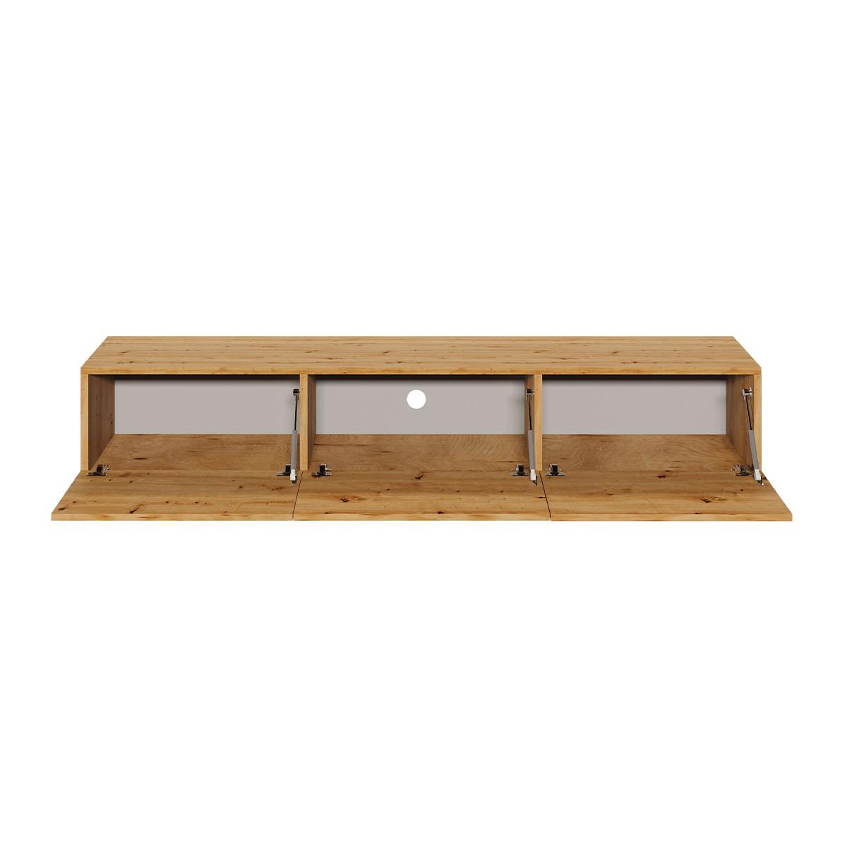 TV-MÖBEL Idao Helles Holz - Braun, Holzwerkstoff (160/35/29.6cm) - Petits-meubles