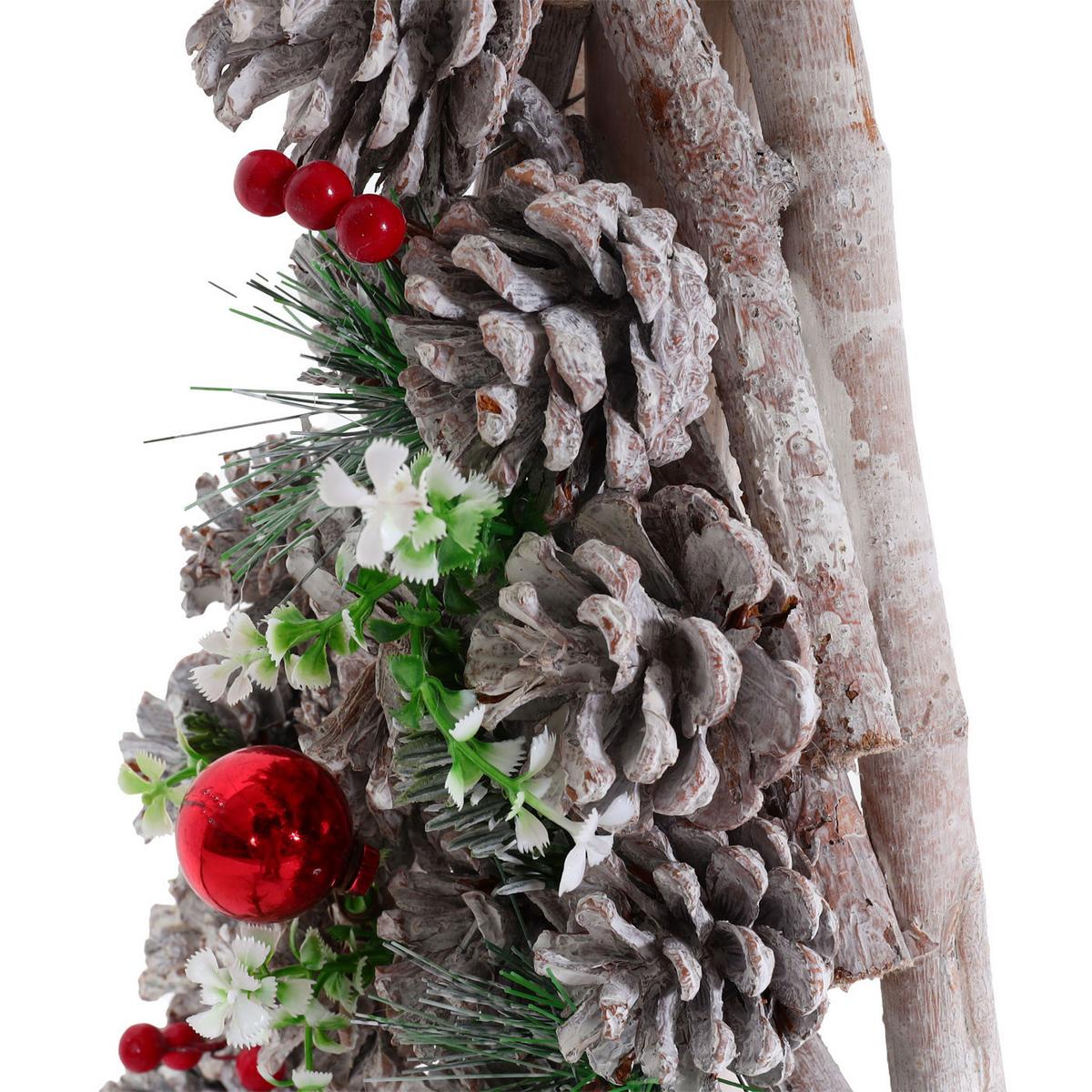 DEKO-WEIHNACHTSBAUM Weiß - Weiß, Holz (60cm) - MCW