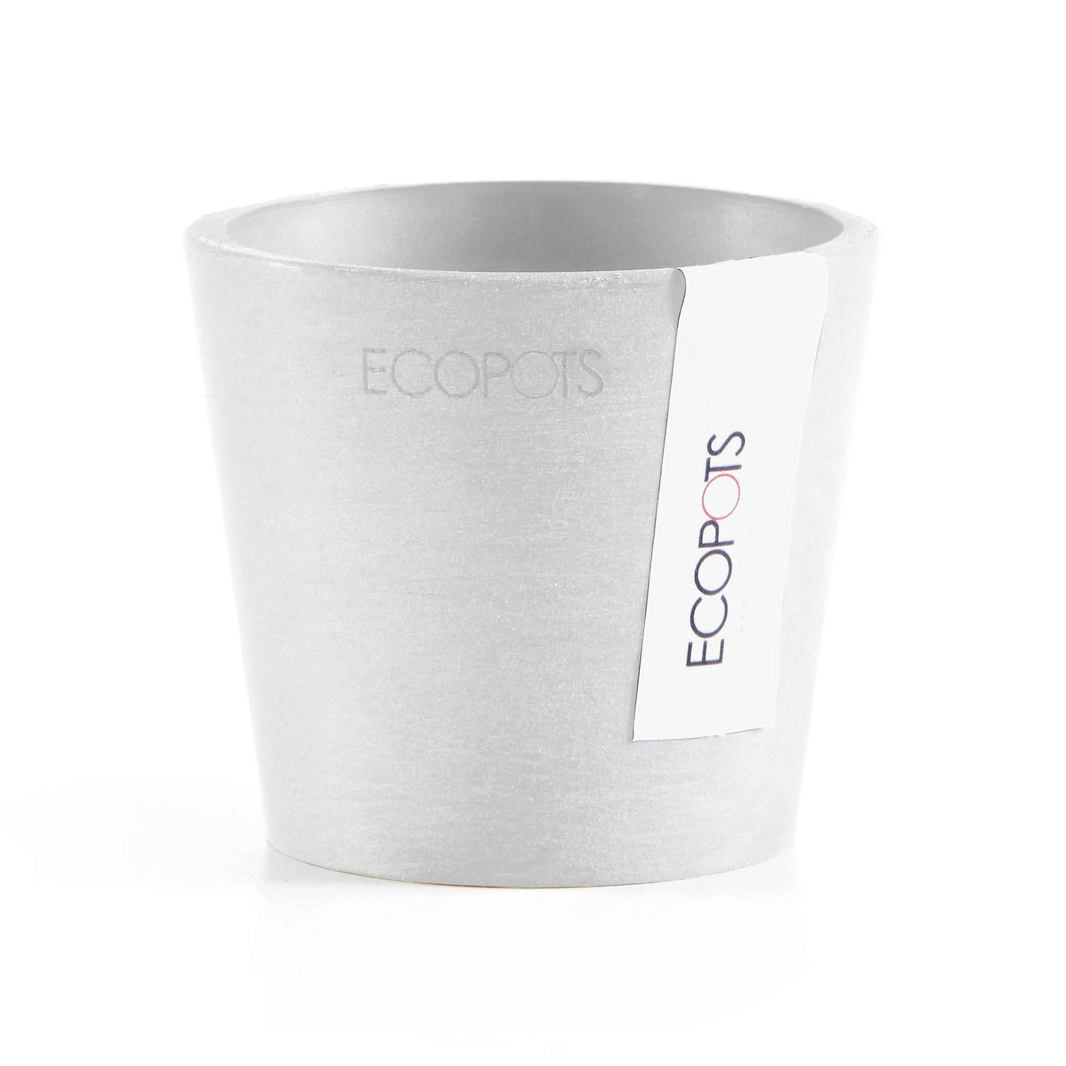 BLUMENTOPF Amsterdam46211cm Weiß - Weiß, Kunststoff (8/7cm) - Ecopots