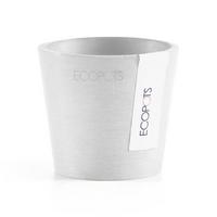 BLUMENTOPF Amsterdam46211cm Weiß - Weiß, Kunststoff (8/7cm) - Ecopots