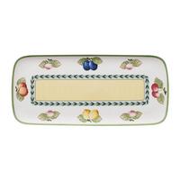 KUCHENPLATTE French Garden weiß-bunt - Multicolor/Weiß, Keramik (15.8/1.8/34.5cm) - Villeroy & Boch