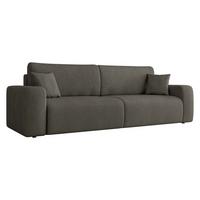 SCHLAFSOFA Piano - Schwarz/Braun, Holz/Kunststoff (245/82/92cm) - MIRJAN24