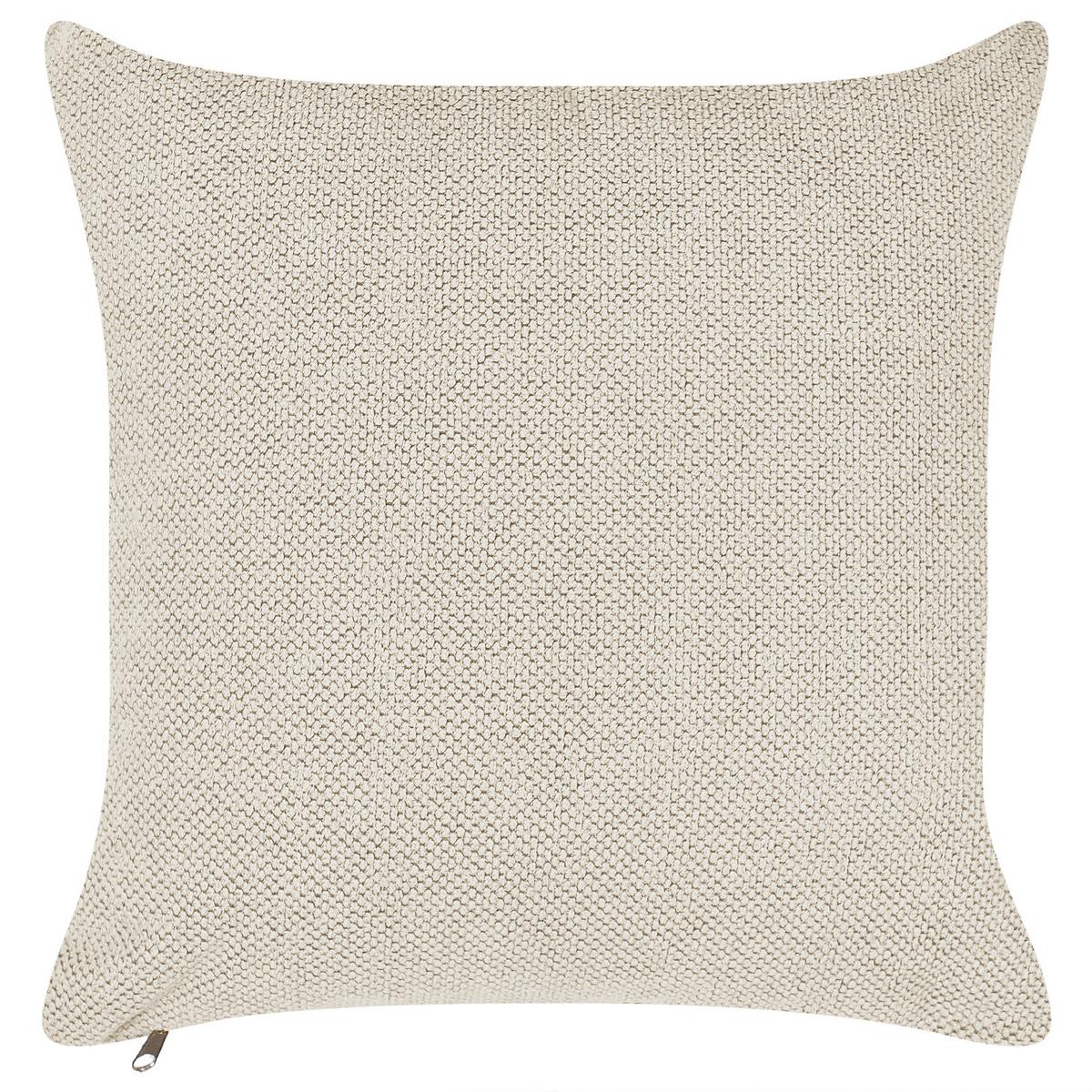 3-SITZER-SOFA Stoff Hellbeige Fauskan - Beige, Textil (203/84/96cm) - Beliani