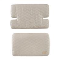 HOCHSTUHL-SITZVERKLEINERER 2-teilig Greyish gesteppt - Hellgrau, Textil (42/1.5/28cm) - Roba