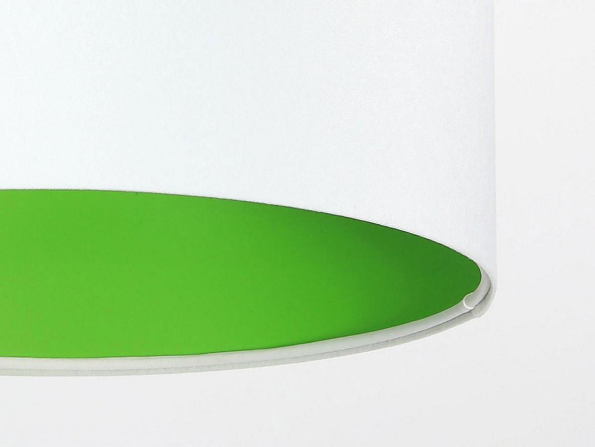HÄNGELEUCHTE Grün 40/20 cm - Weiß/Grün, Kunststoff (40/0.6/20cm) - ONZENO