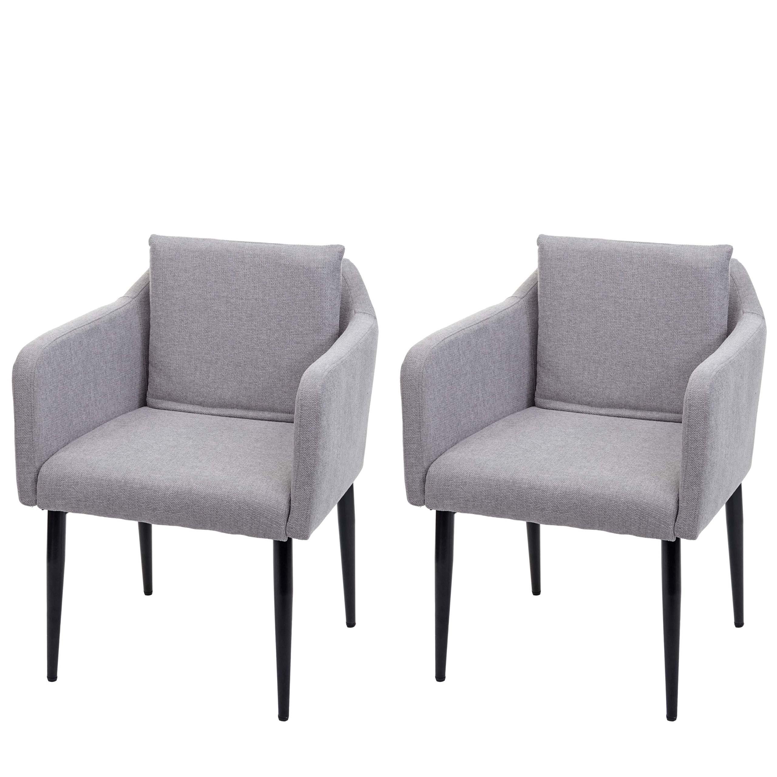 ESSZIMMERSTUHL Hellgrau 2er-Set - Hellgrau, Textil (60/86/65cm) - MCW