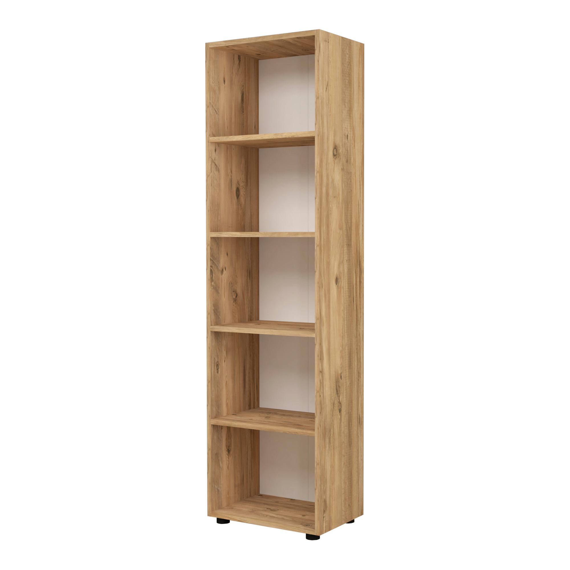 BÜCHERREGAL Vara - Eichefarben, Holzwerkstoff (49/178/30cm) - [en.casa]