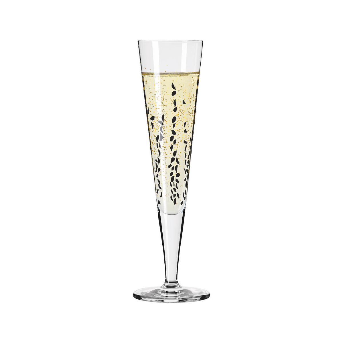 CHAMPAGNERGLÄSER Goldnacht gold 205 ml 2er Set - Goldfarben, Glas (0.205L) - Ritzenhoff