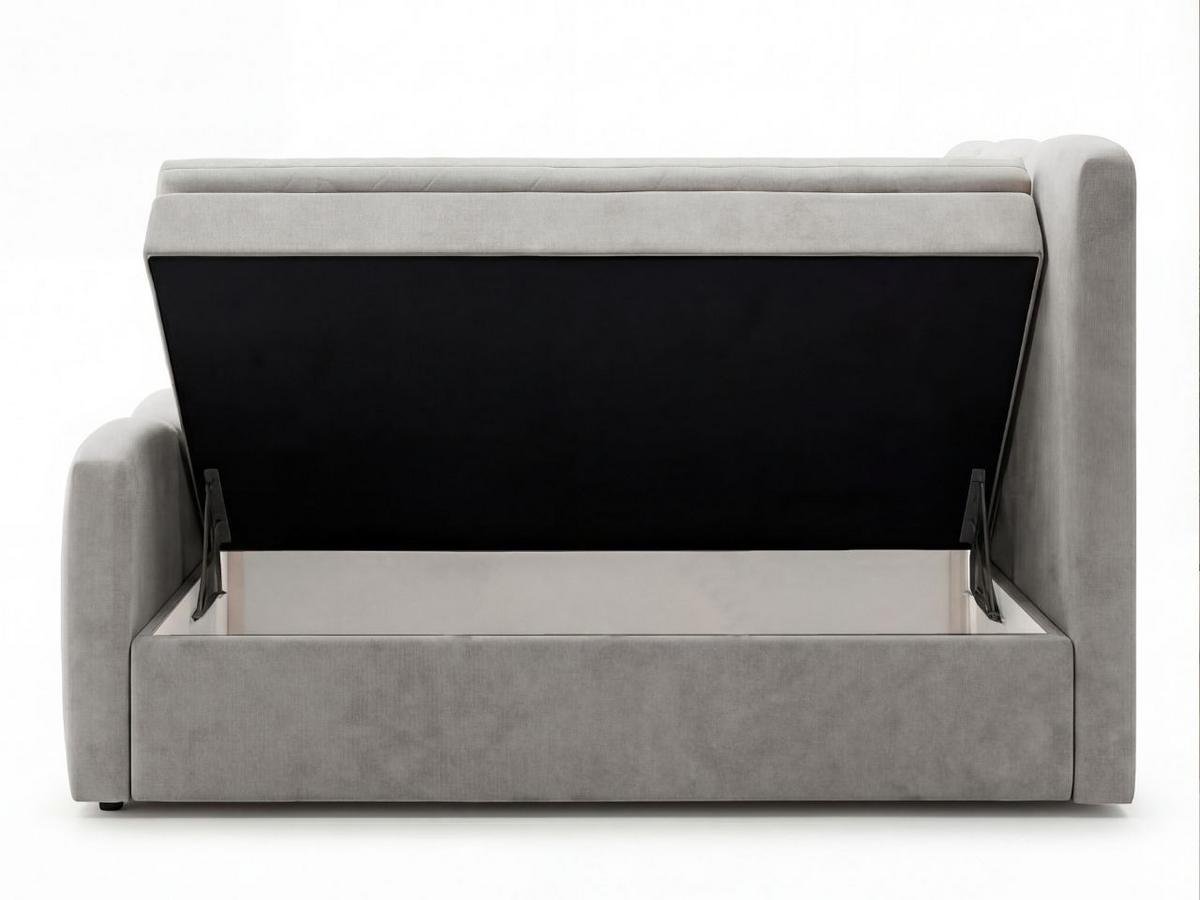 BOXBETT Campi 160x200 Grau - Grau, Holz/Textil (160/200cm) - Graingold