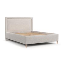 POLSTERBETT Vega 120/200 cm Hellbeige im Neve Stoff - Sandfarben/Naturfarben, Holz/Holzwerkstoff (120/200cm) - AltaBeds
