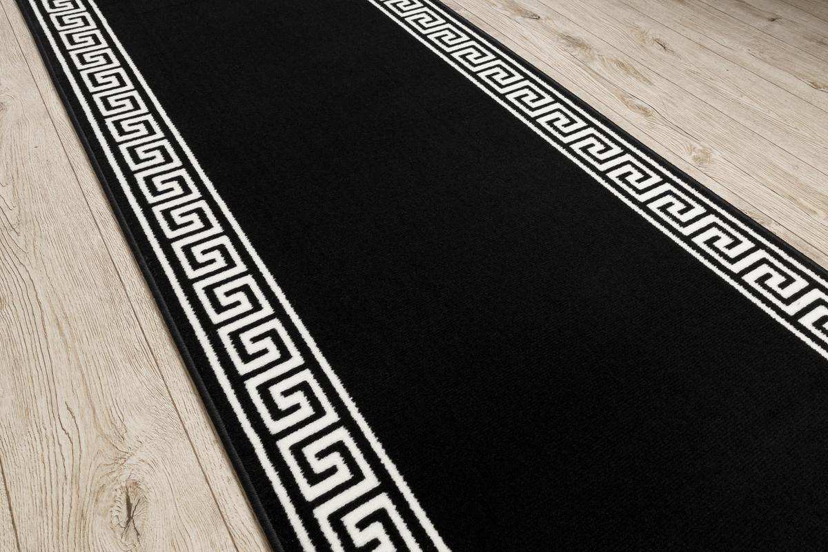 LÄUFER BCF MORAD 70/440 cm - Schwarz, Textil (70/440cm) - rugsX