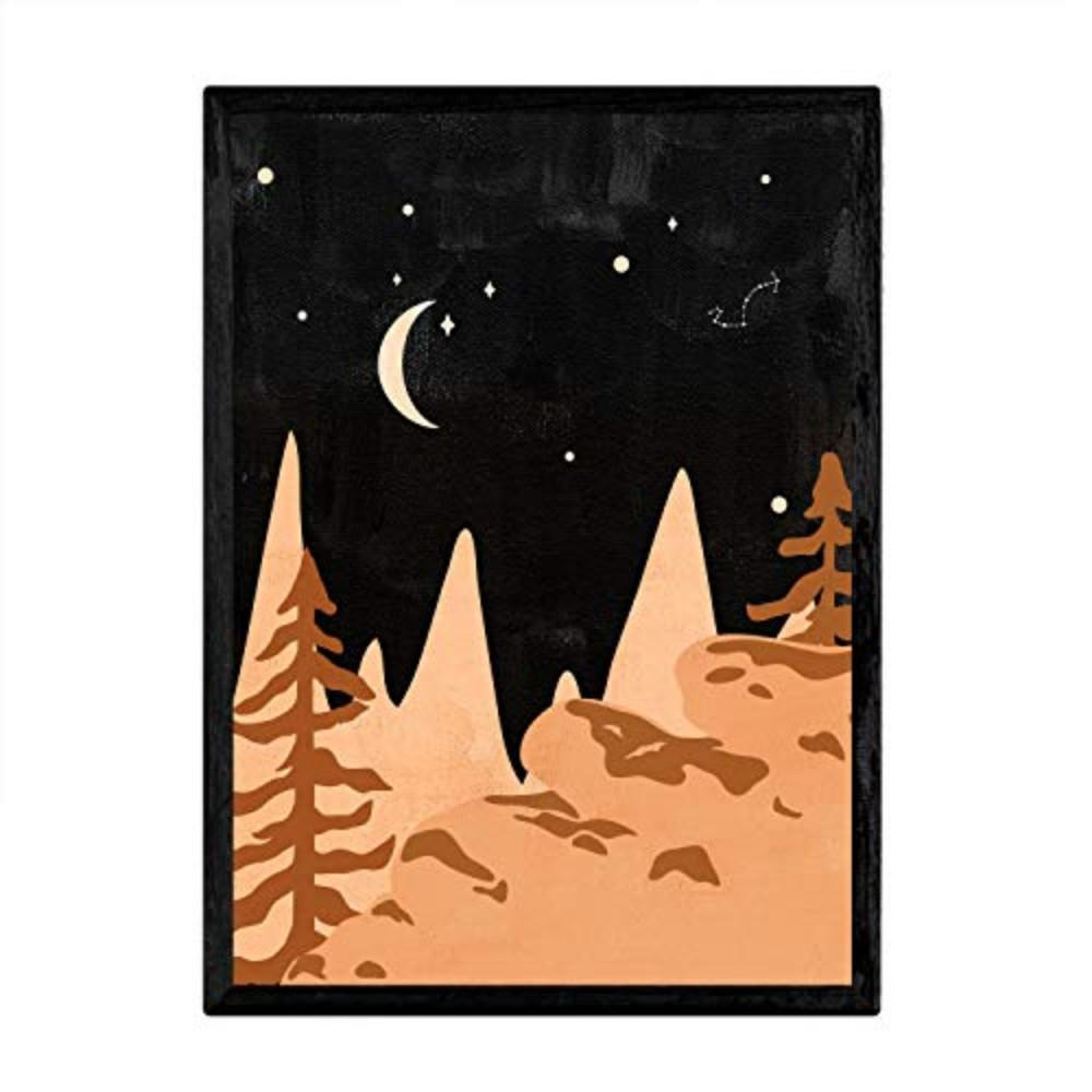 POSTER Natur Landschaften A4 Rahmenlos - Klar, Papier (29.7/5/21cm) - Nacnic