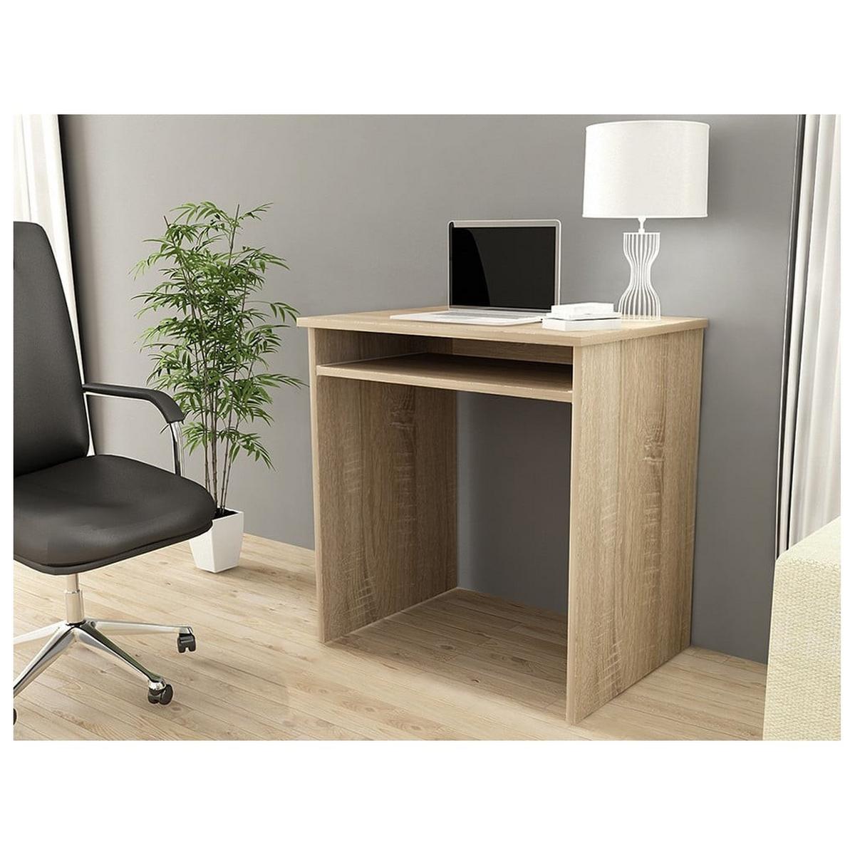 SCHREIBTISCH Eiche Sonoma 74/68/51 - Sonoma Eiche, Holzwerkstoff (155/85/74cm) - RAUMHIRSCH FURNITURE