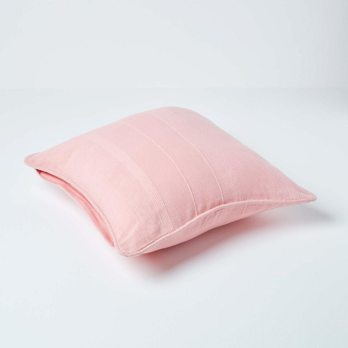 KISSENHÜLLE Rajput 45/45 cm, 100% Baumwolle - Rosa, Textil (45/45cm) - Homescapes