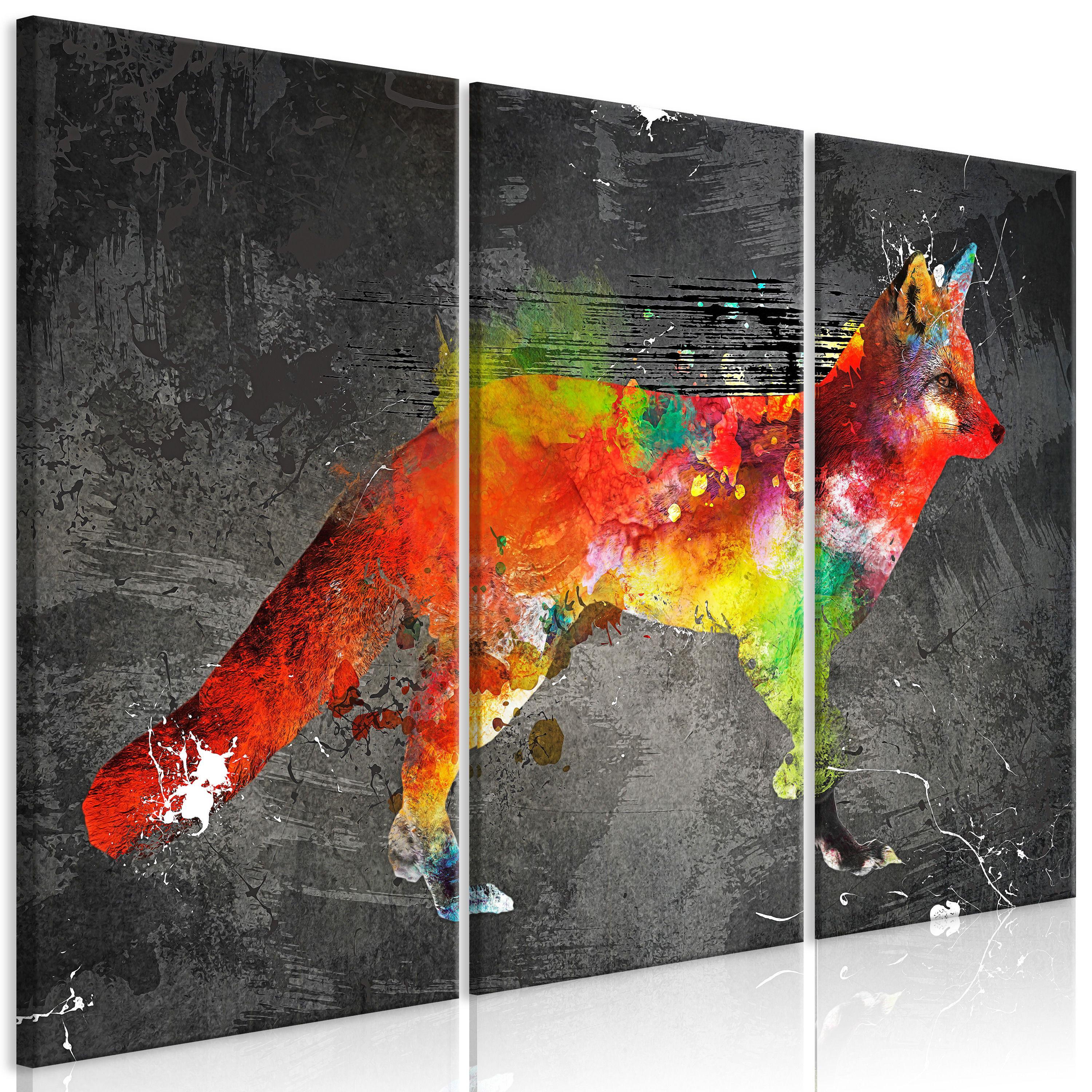 KUNSTDRUCK Bunt 90/60 cm - Multicolor, Textil (90/60cm) - KUNSTLOFT