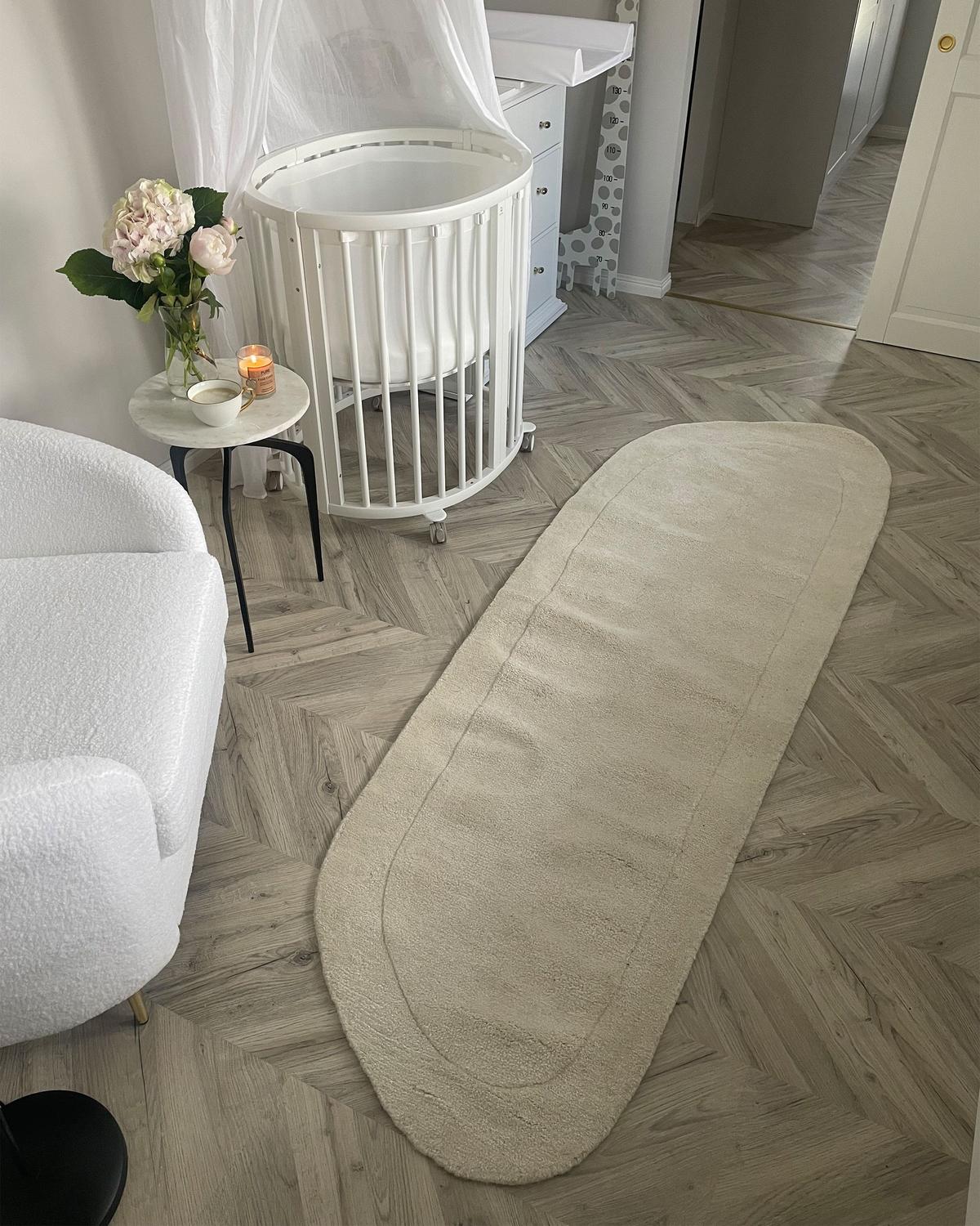 KURZFLOR-TEPPICH Beige 80/250 cm Berani - Beige, Textil (80/250cm) - Beliani