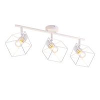 DECKENSTRAHLER Fürth 3-flammig 48/10/17 cm - Weiß, Metall (48/10/17cm) - Nettlife
