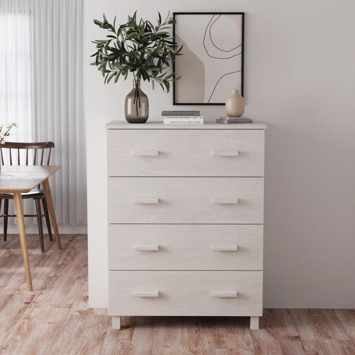 KOMMODE Jensen 79/40/103.5 cm - Weiß, Holzwerkstoff (79/103.5/40cm) - Nettlife