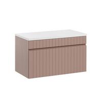 WASCHTISCHUNTERSCHRANK 80.4cm Zelie Rose - Pink, Holzwerkstoff (80.4/48/46cm) - Petits-meubles