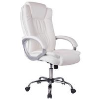 DREHSTUHL Karen Weiß - Weiß, Fell (68/110/72cm) - VS Venta-stock