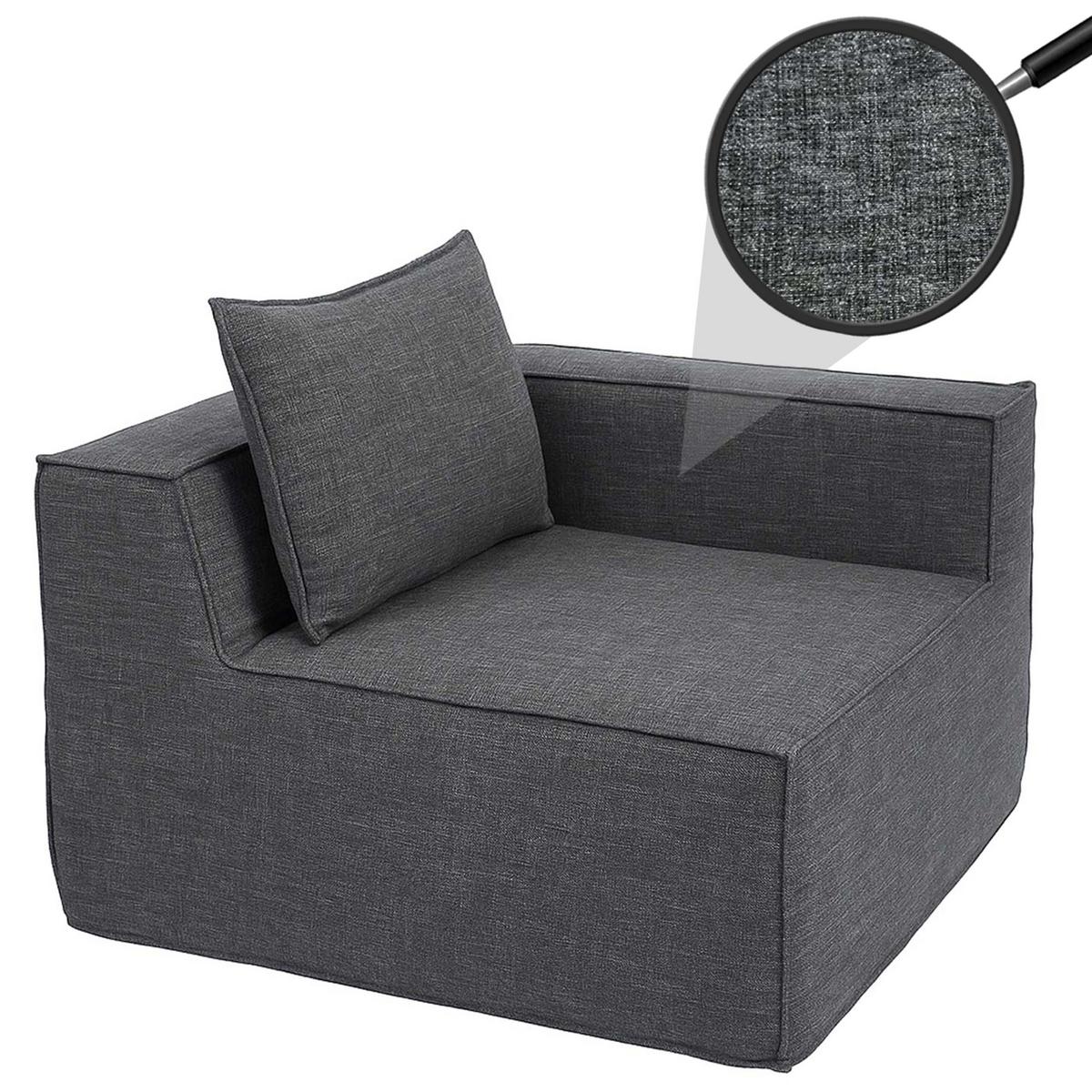 ECKTEIL Grau - Grau, Textil (97/63/97cm) - MCW