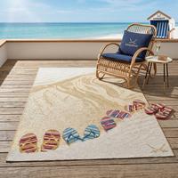 OUTDOORTEPPICH Rantum Beach 160x230 cm - Beige, Textil (160/230cm) - Sansibar SYLT