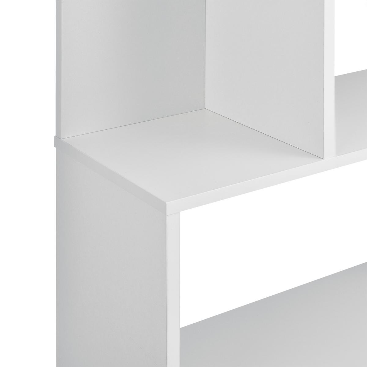 BÜCHERREGAL Borrby - Weiß, Holzwerkstoff (80/192/24cm) - [en.casa]
