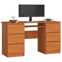 SCHREIBTISCH Erlefarben 77/135/50 - Erlefarben, Holzwerkstoff (155/85/77cm) - RAUMHIRSCH FURNITURE