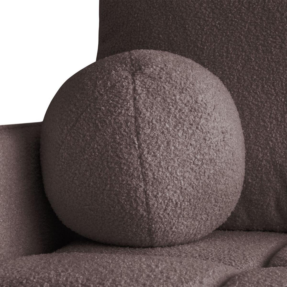 AUSZIEHBARES Ecksofa GAMMA mit Schlaffunktion Quelle 21 - Braun, Textil (217/145cm) - Lookway